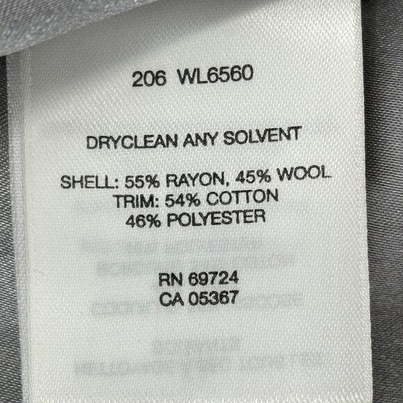 Columbia Women's Wool Blend Jacket Button Front Lined Gray Size M - Picture 12 of 12